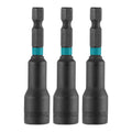 Комплект ударни магнитни вложки TOTAL, 1/4", 3 броя