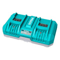 Двойно зарядно за Li-Ion батерии TOTAL Industrial, 20 V, 4 А