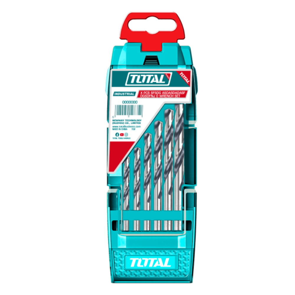 Комплект свредла TOTAL, HSS, 6 броя, Ø2 - Ø8 mm