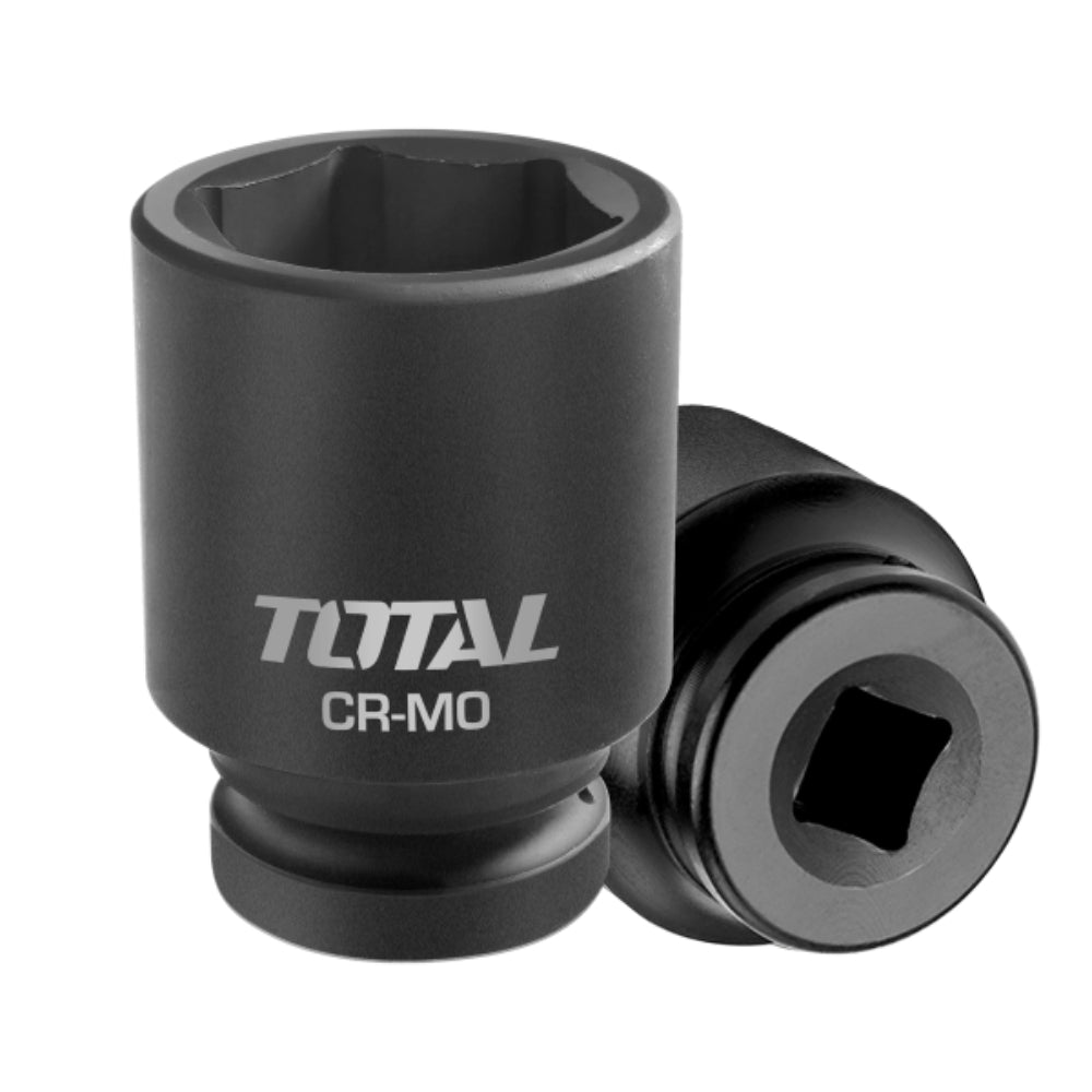 Комплект шестостенни ударни вложки TOTAL, CrMo, 3/4", 8 части