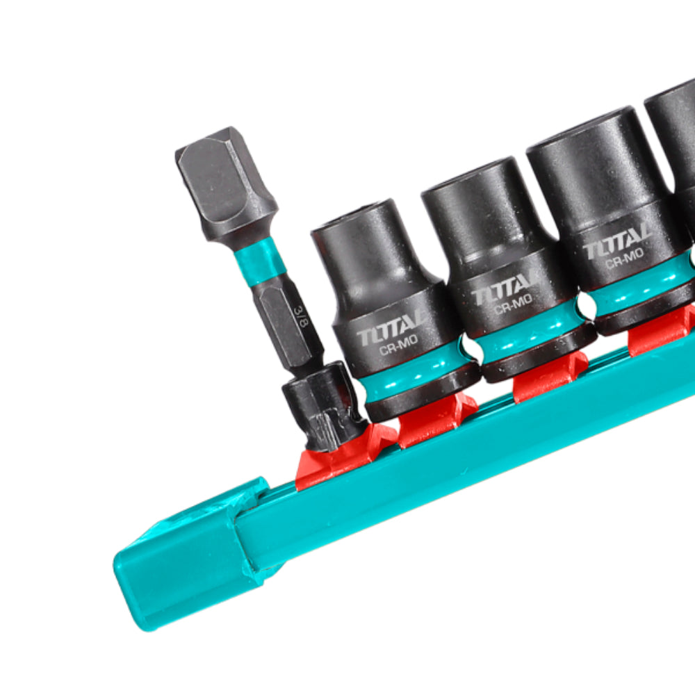 Комплект шестостенни ударни вложки TOTAL INDUSTRIAL, 3/8", 10 части