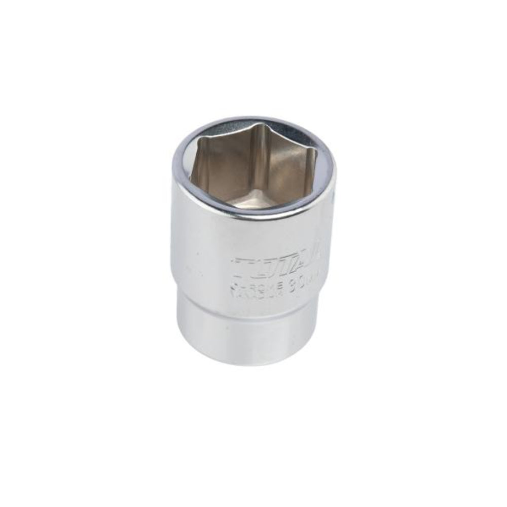 Комплект тресчотка и вложки, метален куфар, TOTAL, 3/4", 15 части
