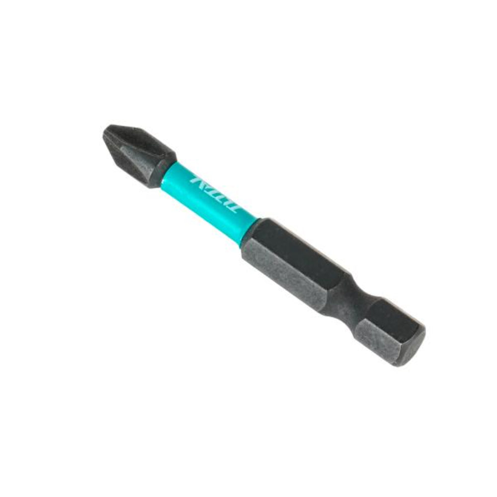 Комплект битове TOTAL Industrial, Impact, PH2 x 50 мм, 10 части