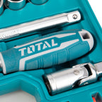 Комплект тресчотка и вложки TOTAL INDUSTRIAL, 1/2", 20 части
