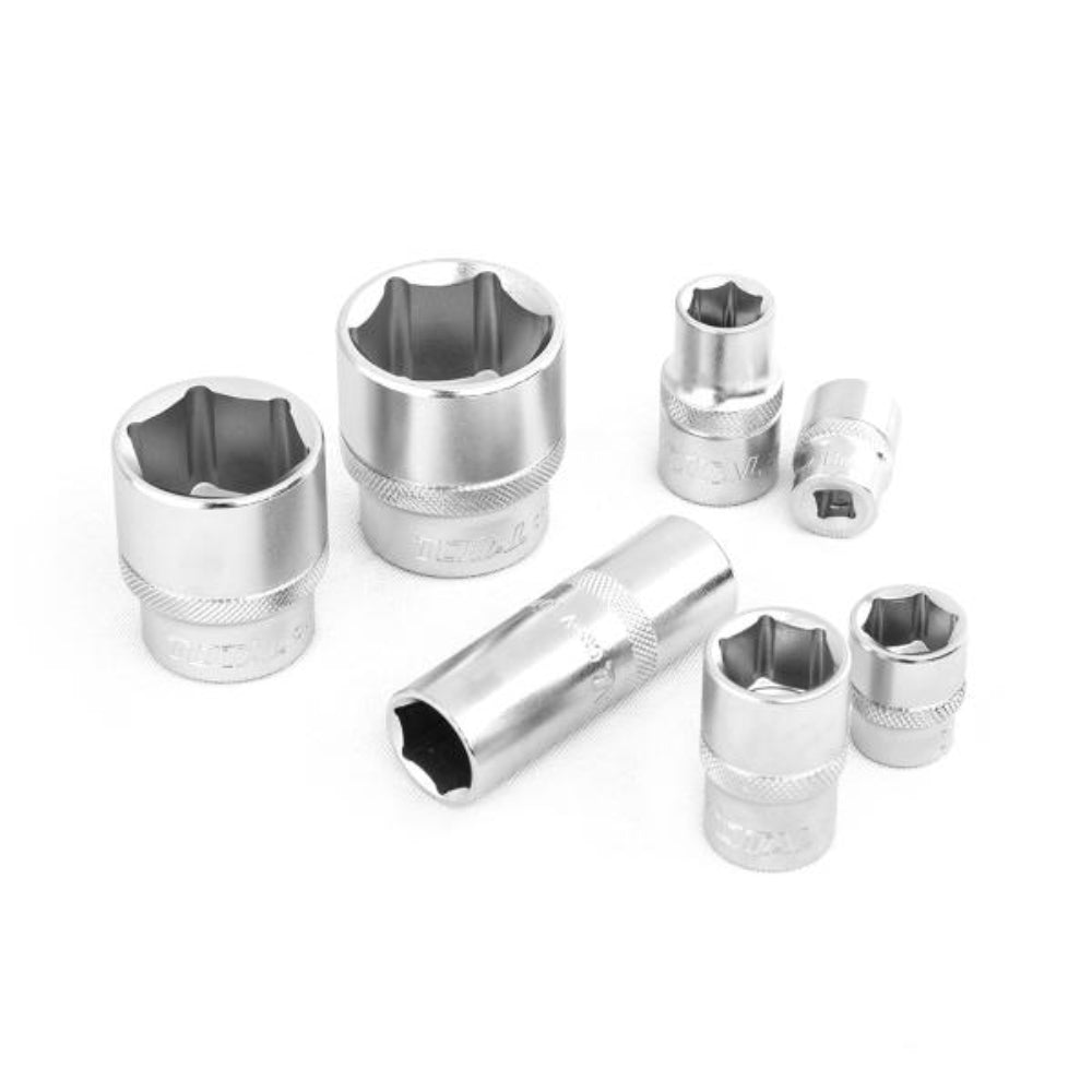 Комплeкт тресчотка и вложки TOTAL INDUSTRIAL, 1/2 ", 25 части
