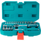 Комплект тресчотка и вложки TOTAL INDUSTRIAL, 1/4", 20 части