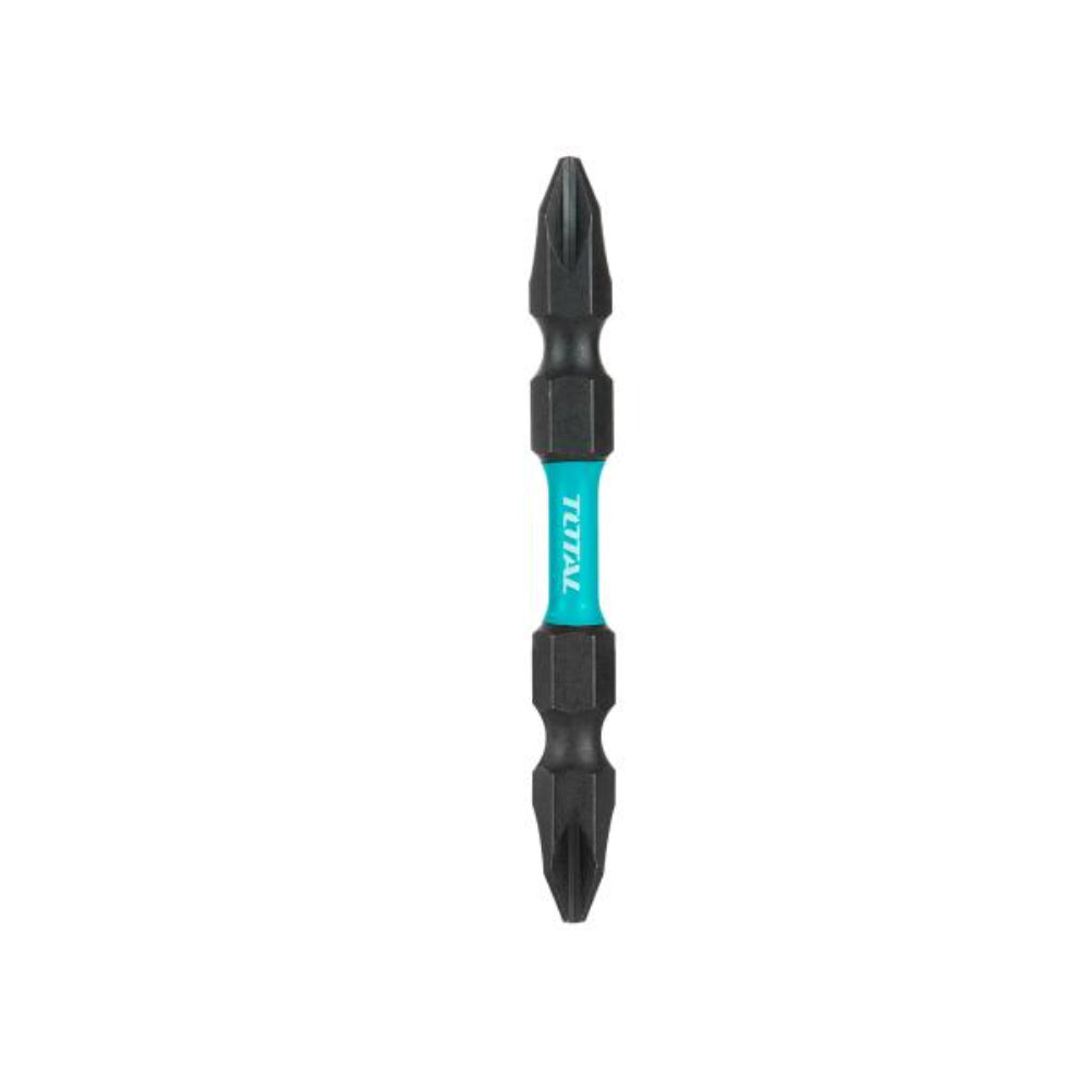 Комплект битове TOTAL Industrial, Impact, PH2 + PH2 x 65 мм, 10 части