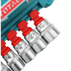 Комплeкт тресчотка и вложки TOTAL INDUSTRIAL, 1/4", 27 части