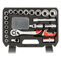 Комплект инструменти YATO, 1/2", 72T, CrV, 24 части