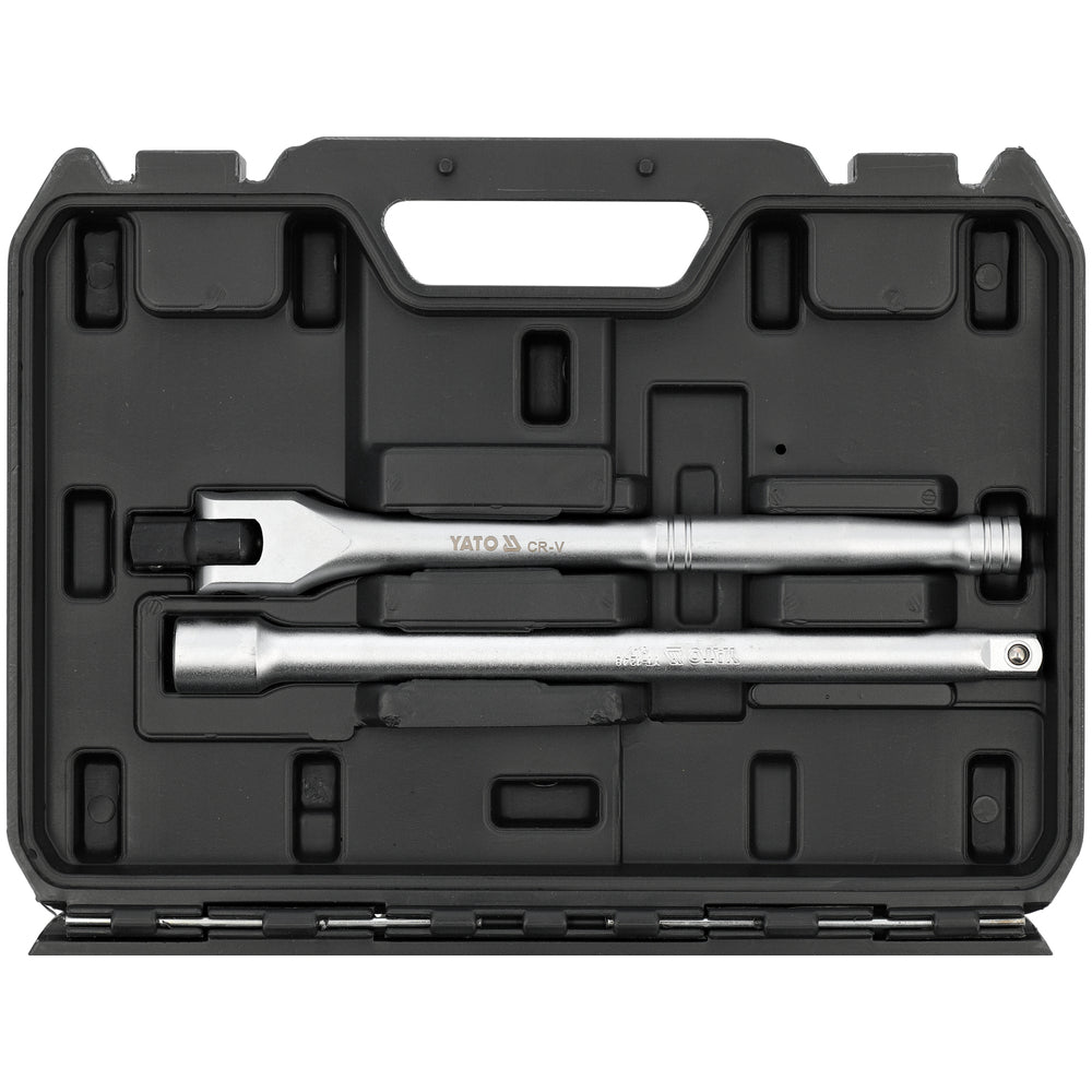 Комплект инструменти YATO, 1/2", 72T, CrV, 24 части