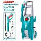 Водоструйка TOTAL INDUSTRIAL, 2000 W, IPX5, 160 Bar, 6 L/min