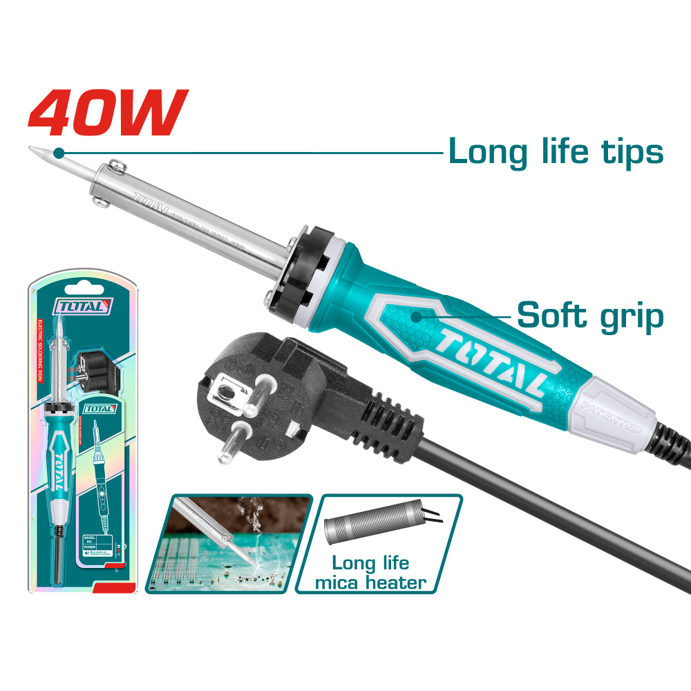 Поялник електрически TOTAL Industrial, 40 W