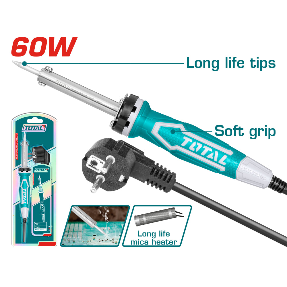 Поялник електрически TOTAL Industrial, 60 W