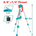 Телескопичен статив - триножник TOTAL, 5/8", 1/4", 50 - 120 см