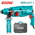 Електрически перфоратор TOTAL, куфар, SDS+, 800 W