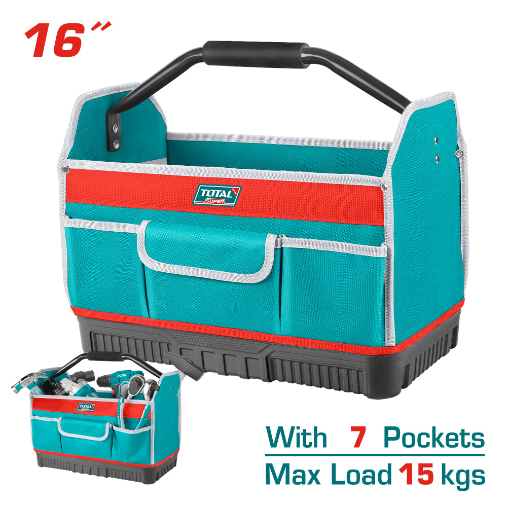 Чанта за инструменти TOTAL INDUSTRIAL, 15 кг, 40 см