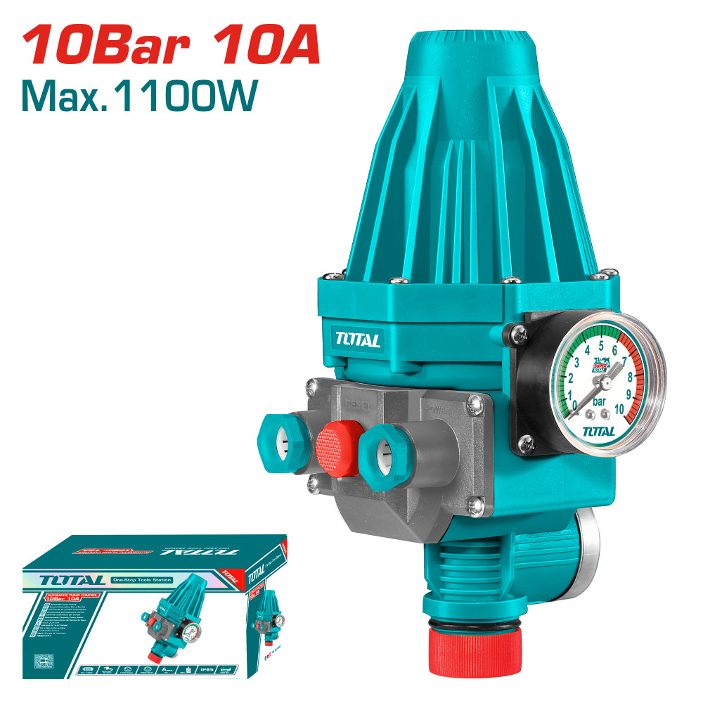 Автоматичен пресостат TOTAL WPS102, 10 Bar, 1" x 1"