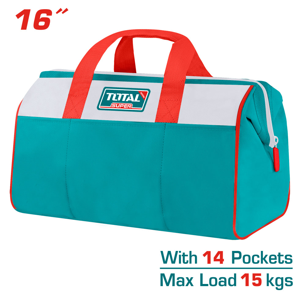 Чанта за инструменти TOTAL, 14 джоба, 40 см