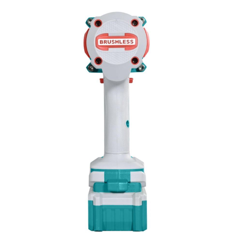 Акумулаторен ударен безчетков гайковерт TOTAL INDUSTRIAL, 3/4", 20 V, 1050 Nm, 2 x 5 Ah