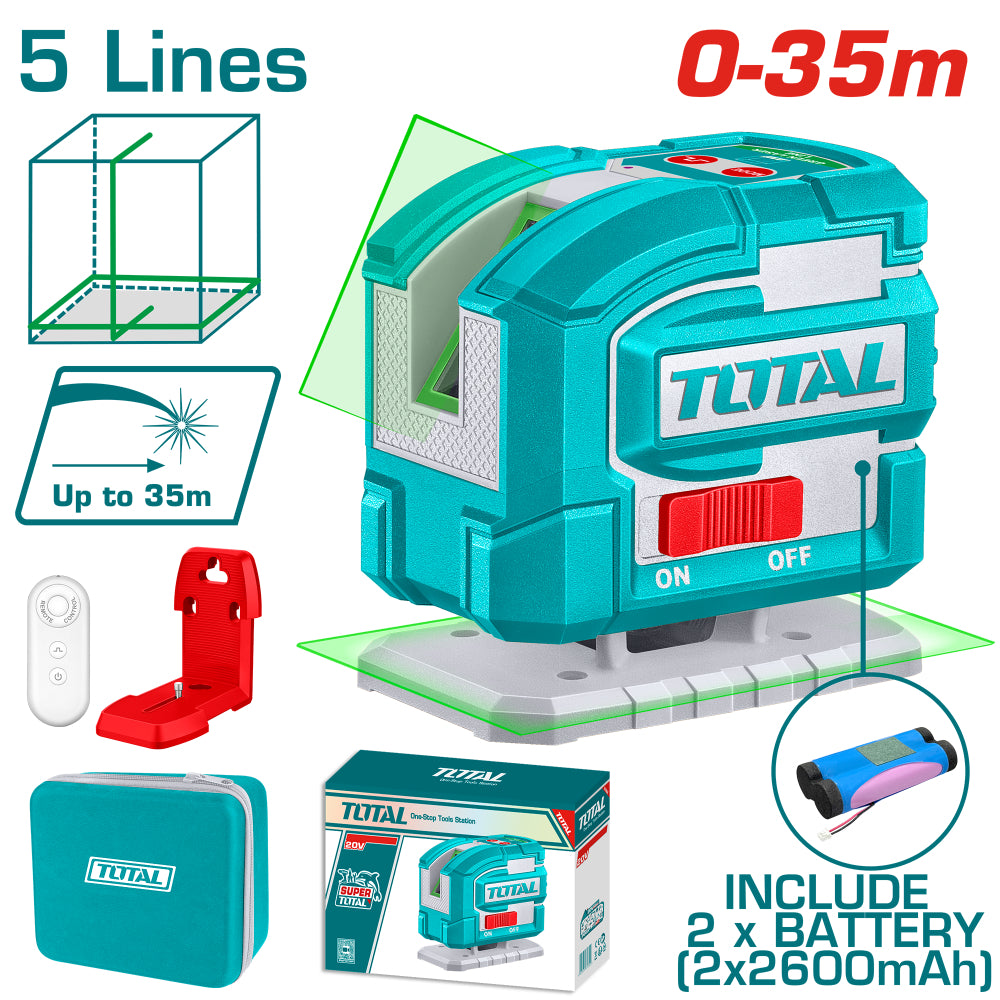 Нивелир лазарен TOTAL INDUSTRIAL, 0 - 35 м