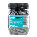 Комплект битове Whirlpower, TX 40 x 25 мм, 200 броя