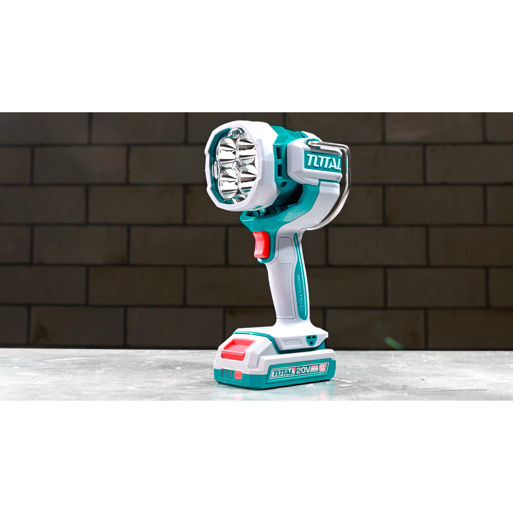 Акумулаторна LED работна лампа TOTAL INDUSTRIAL, 20 V, 22.5 W, 2500 lm, без батерия