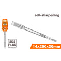 Длето плоско RICOTA, SDS Plus, Ф 14 x 250 x 20 мм