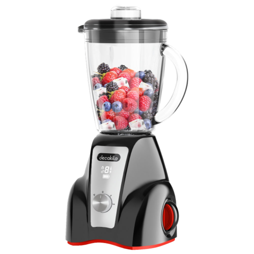 Акумулаторен блендер DECAKILA, 1.5 L, 300 W, без батерия, черен