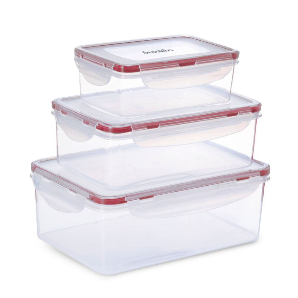 Комплект кутии за храна DECAKILA, BPA free, 3 части