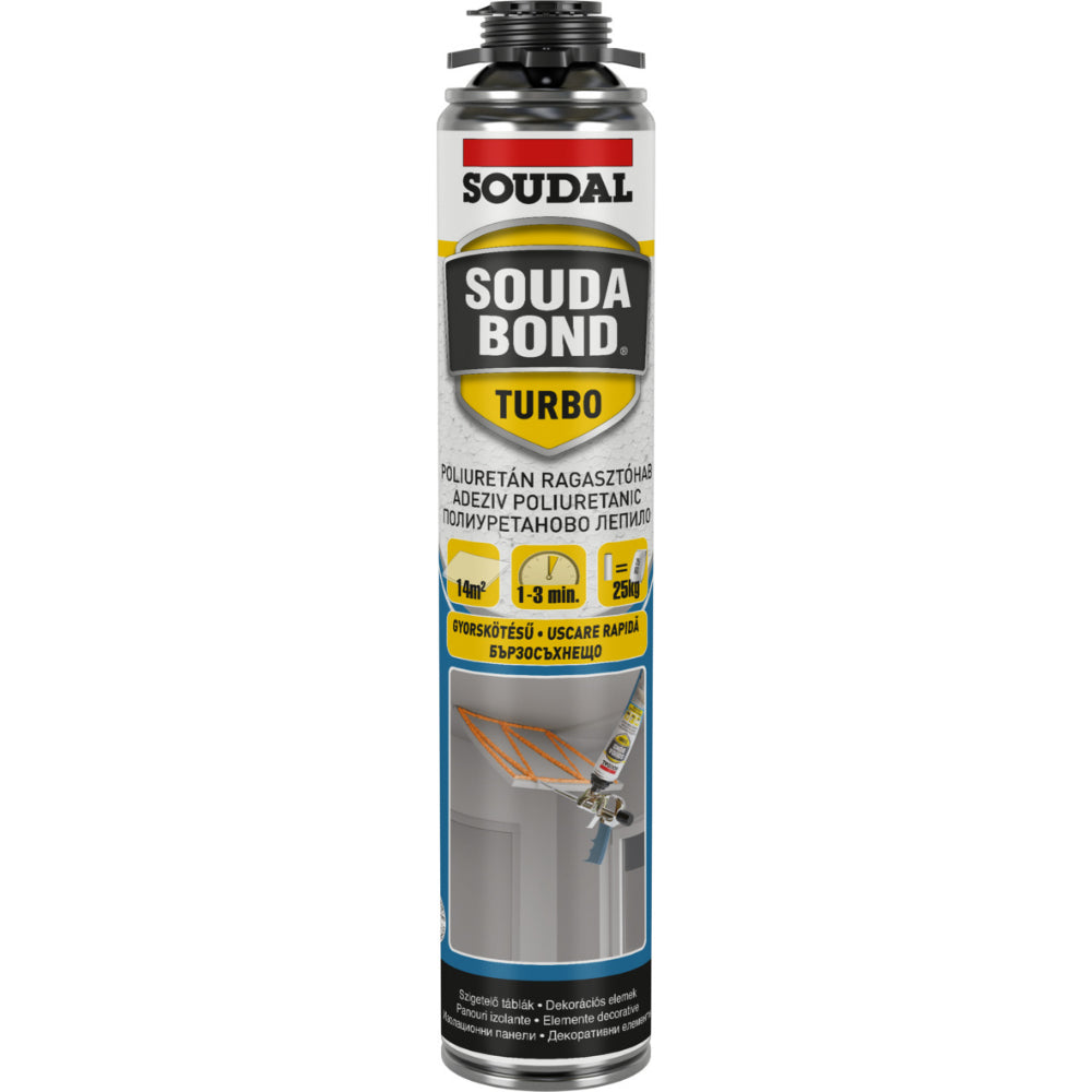 Полиуретаново лепило пистолет Soudabond Turbo, 750 ml