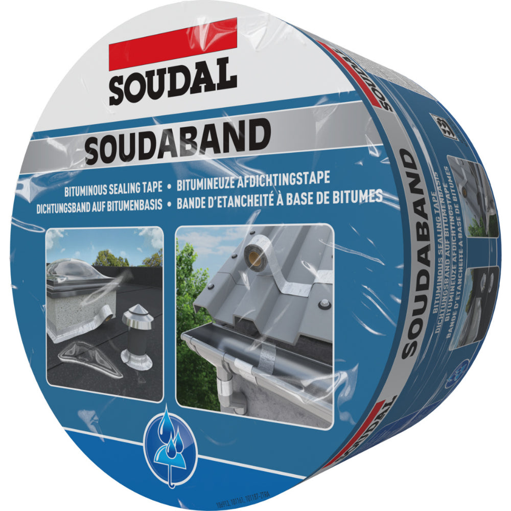 Уплътнителна лента Soudaband, теракота, 7.5 см x 10 м