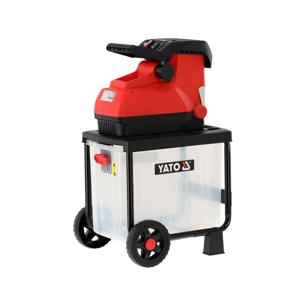 Електрическа безшумна дробилка за клони YATO, 2800 W