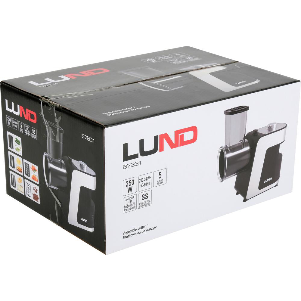 Електрическа резачка за зеленчуци LUND, 250 W, 5 ножа