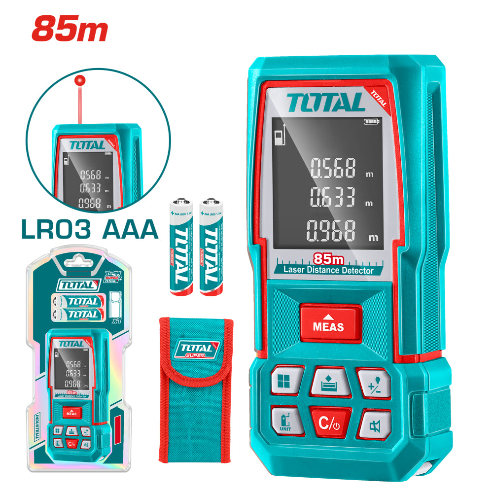Ролетка лазерна TOTAL INDUSTRIAL, 85 м