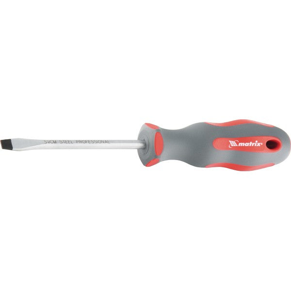 Отвертка Profi, SL8,0 х 175 мм, SVСM, двукомпонентна дръжка MTX
