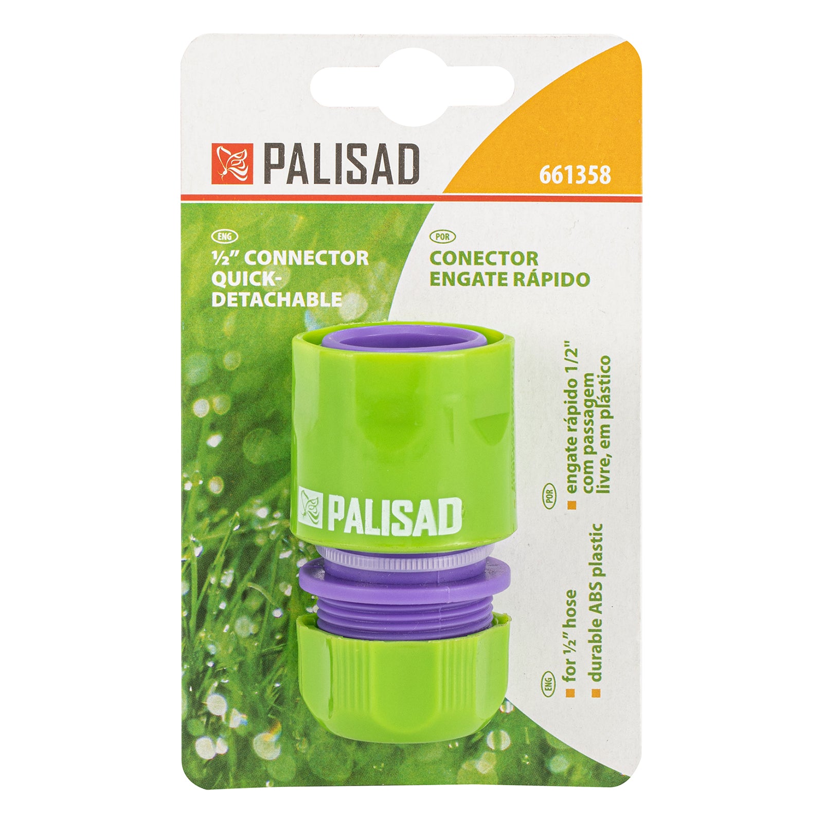 Съединител за маркуч 1/2", пластмасов Palisad