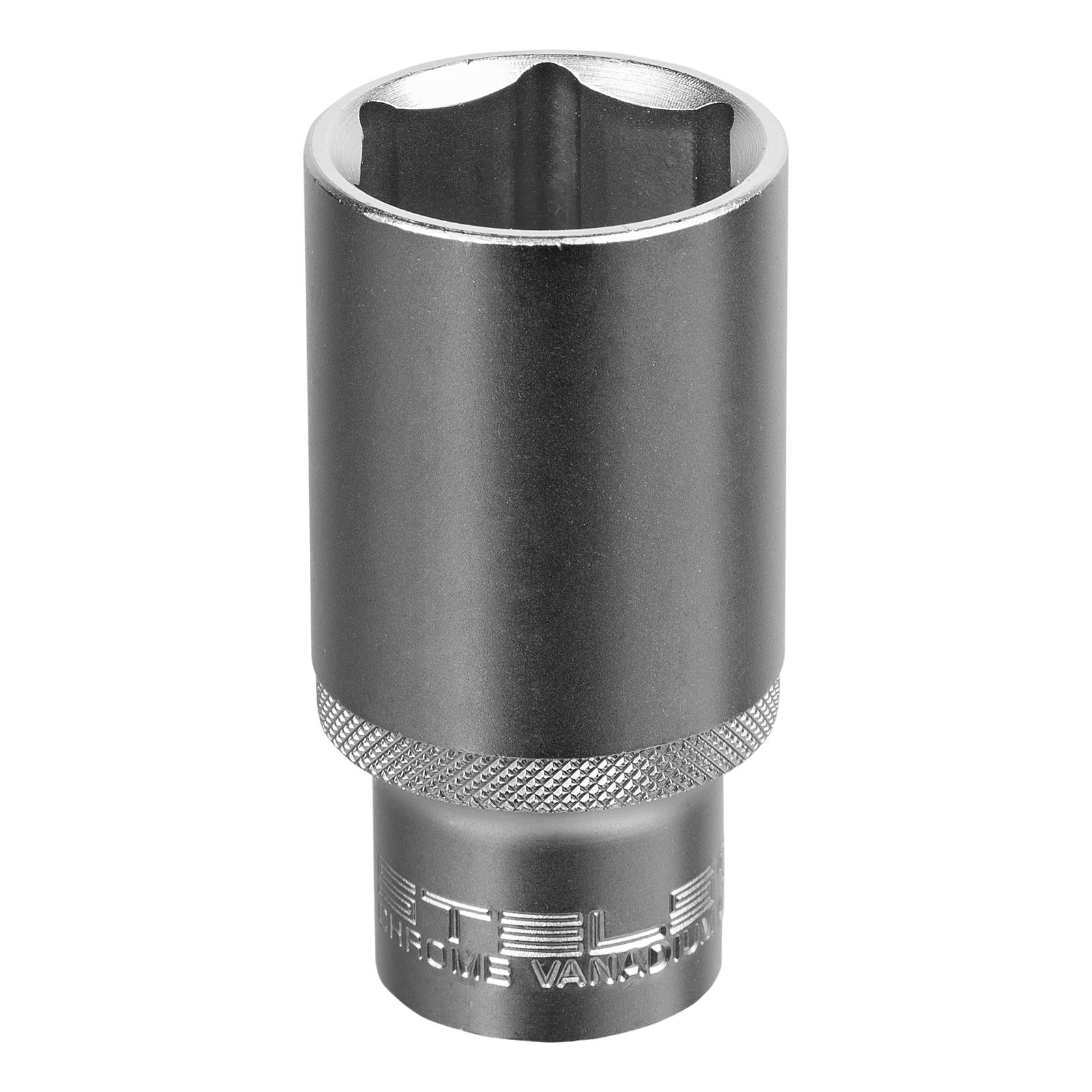 Вложка ударна, удължена, 32 мм, 6-стенна, CrV, 1/2"  STELS