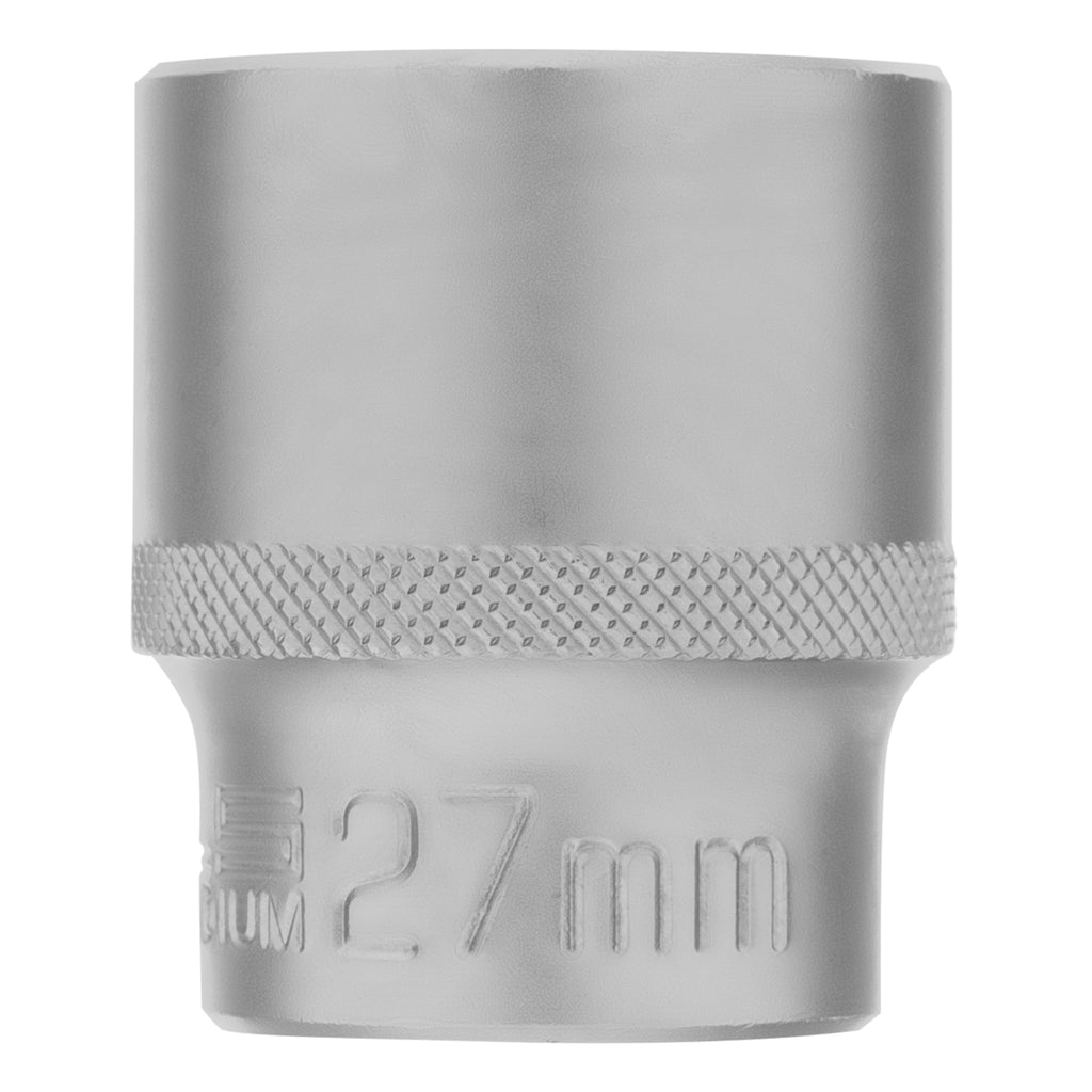 Вложка 27 мм, 6-стенна, CrV, 1/2"  STELS