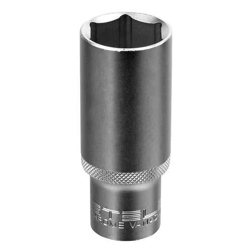 Вложка ударна, удължена, 24 мм, 6-стенна, CrV, 1/2"  STELS