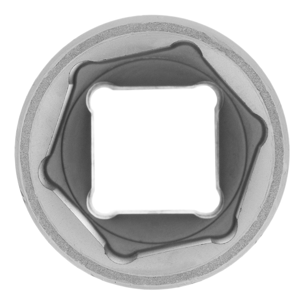 Вложка, 1/2", 20 мм, шестостенна, CrV, хромирана MTX