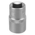 Вложка 17 мм, 6-стенна, CrV, 1/2"  STELS