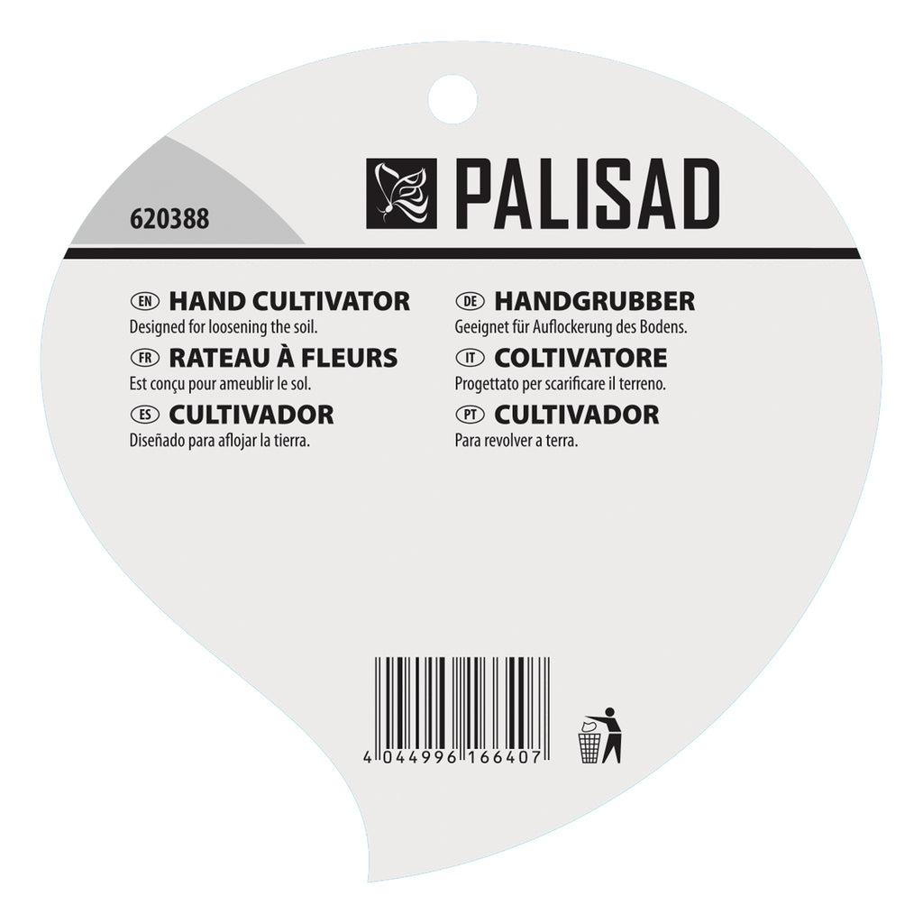 Разрохвател 3-зъба, пластмасова дръжка Palisad