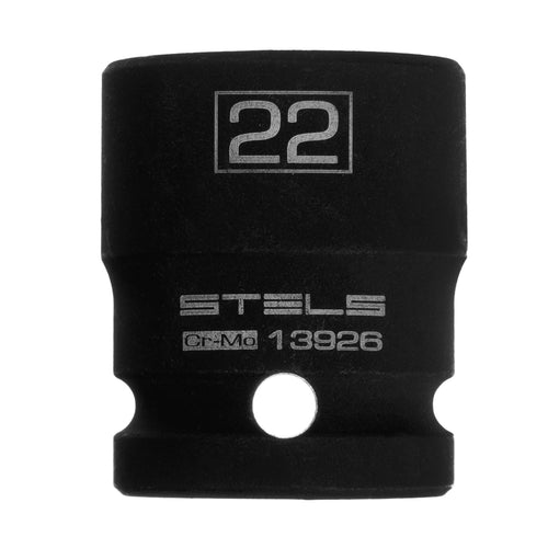 Вложка ударна, шестостенна 22 мм, 1/2", CrMo Stels