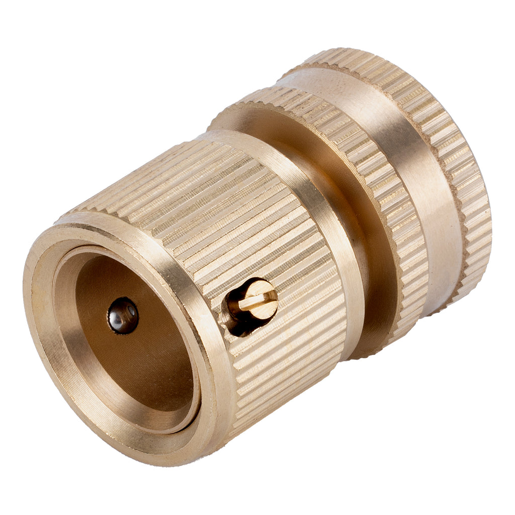 Съединител, вътрешна резба 3/4", месингов Palisad