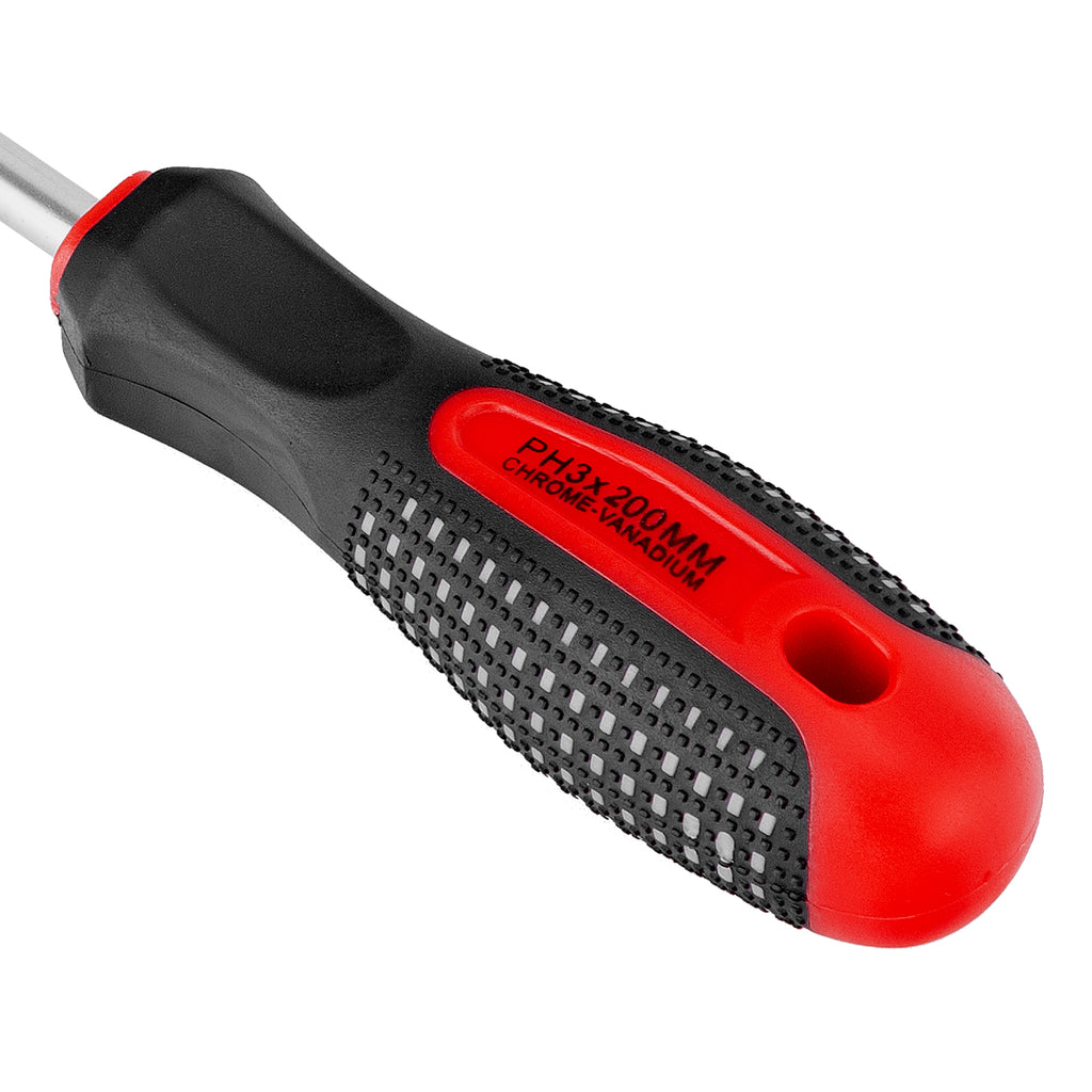 Отвертка Fusion, PH3 х 200 мм, CrV, трикомпонентна дръжка "anti slip" MTX