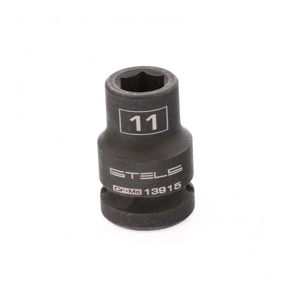 Вложка ударна, 6-стенна 11 мм, 1/2", CrMo  STELS