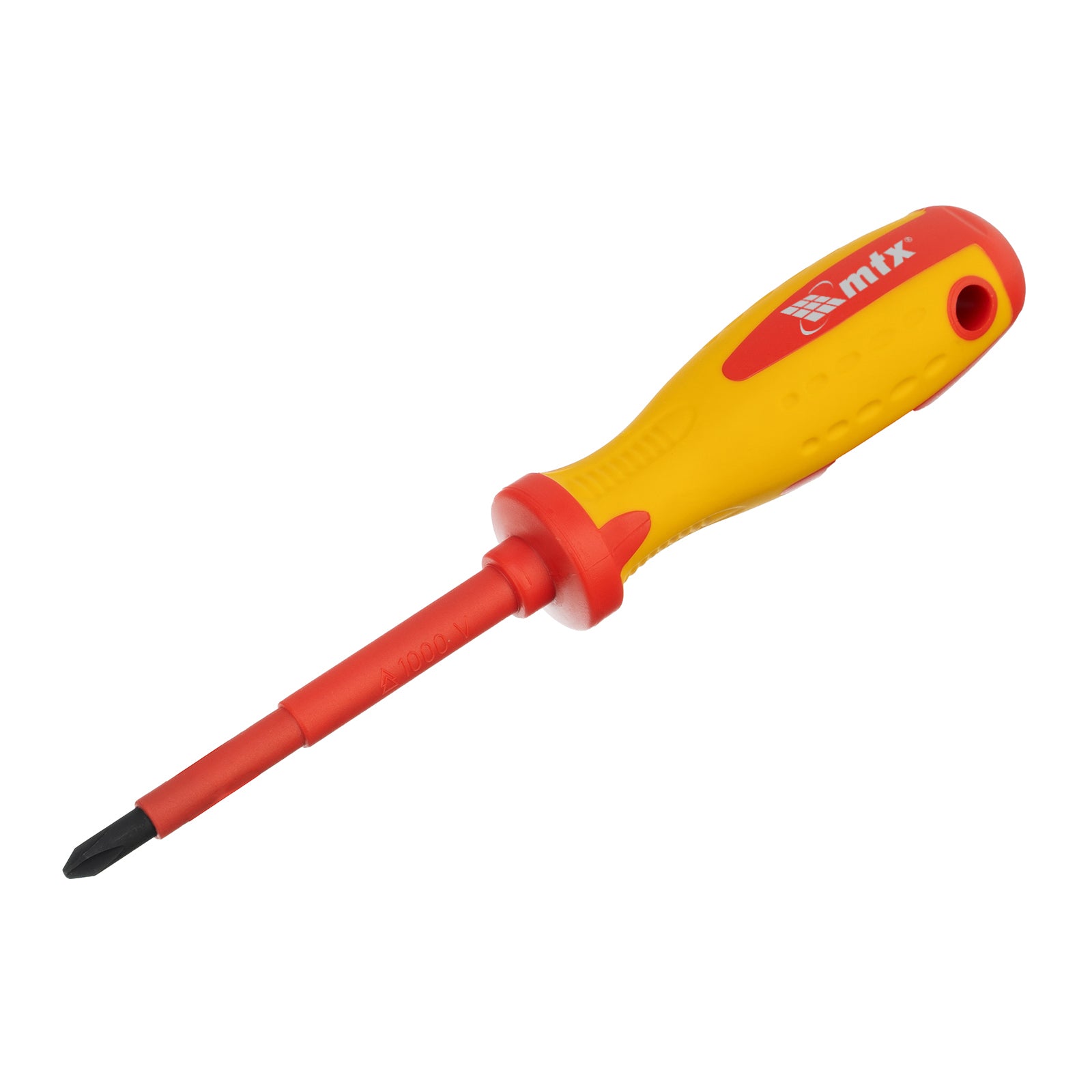 Отвертка Insulated, PH2 х 100 мм, CrMo, до 1000 V, двукомпонентна дръжка MTX