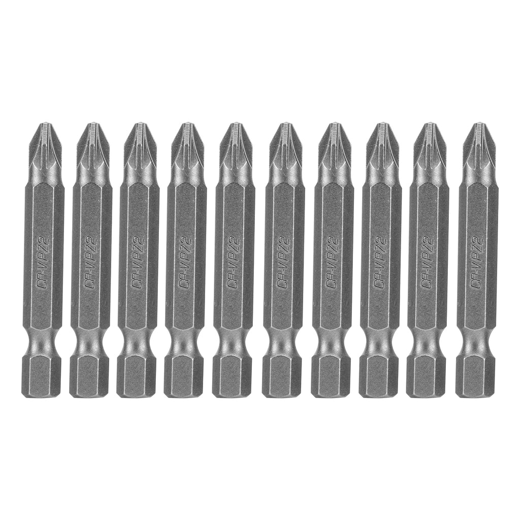 К-т битове PZ2 х 50 мм, CRV стомана, 10 бр., в пластмасова кутия MTX