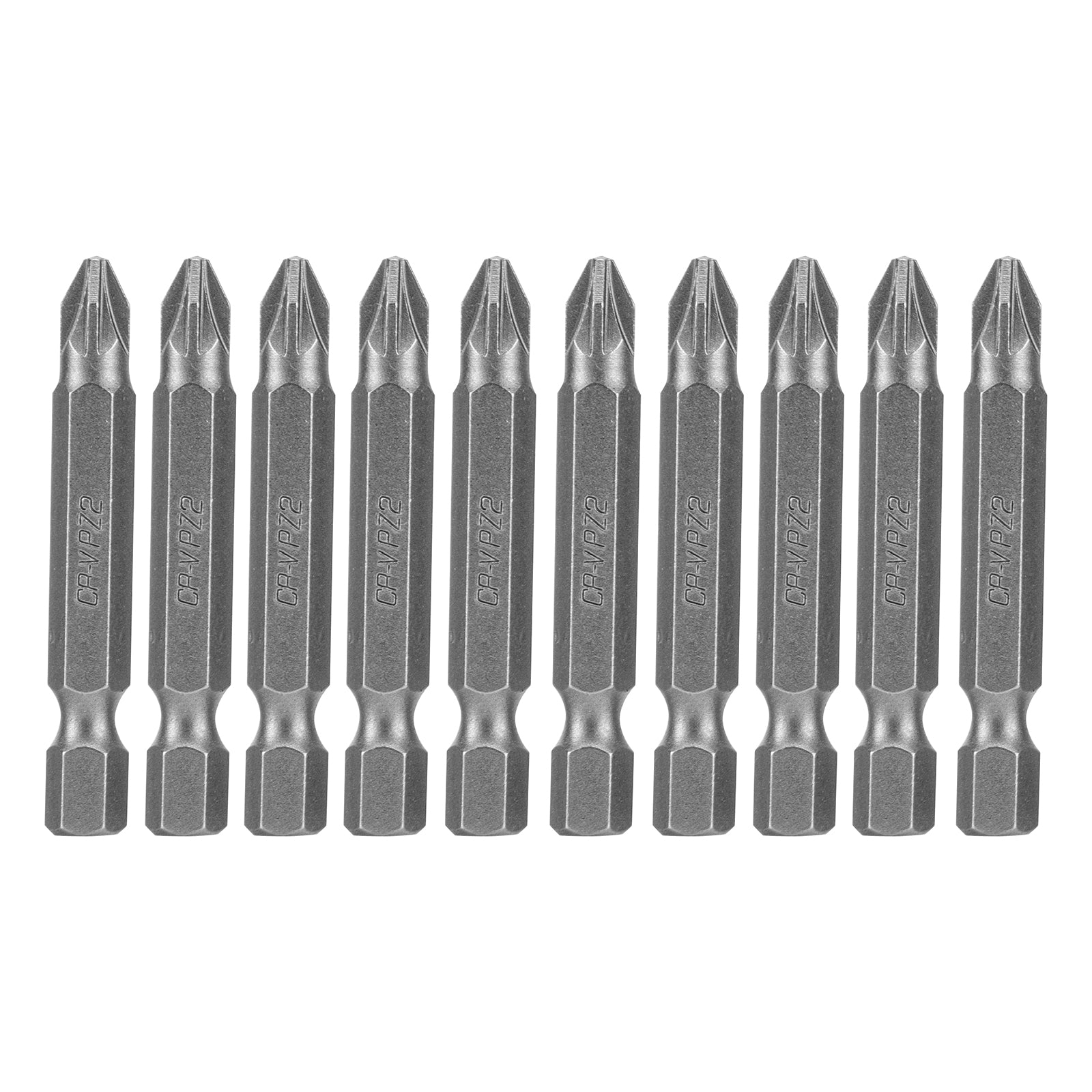 К-т битове PZ2 х 50 мм, CRV стомана, 10 бр., в пластмасова кутия MTX