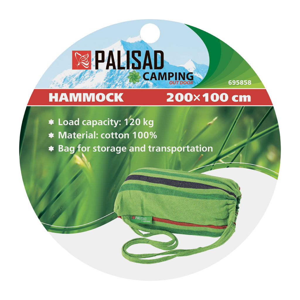 Хамак 200*100см без планки//PALISAD Camping